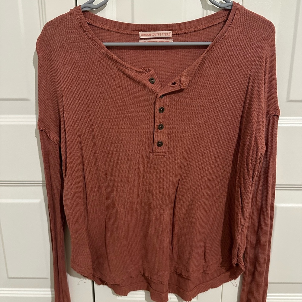 Urban Outfitters Women's Rust Top